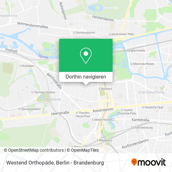 Westend Orthopäde Karte