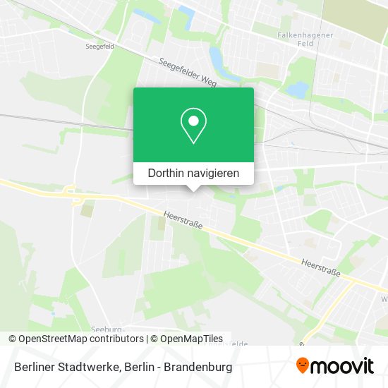 Berliner Stadtwerke Karte