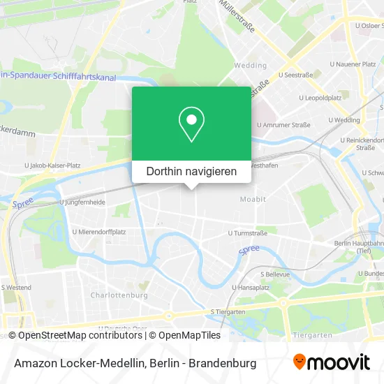 Amazon Locker-Medellin Karte