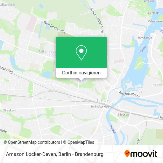 Amazon Locker-Deven Karte
