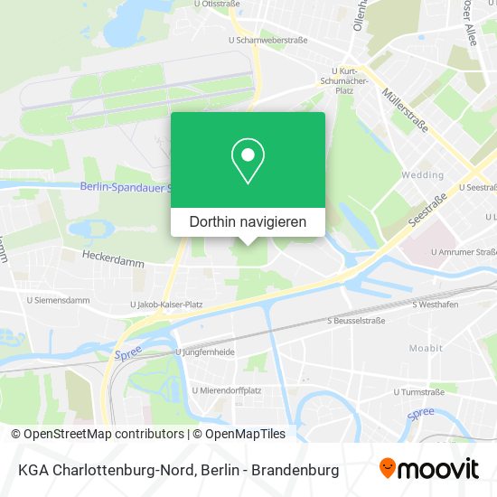 KGA Charlottenburg-Nord Karte