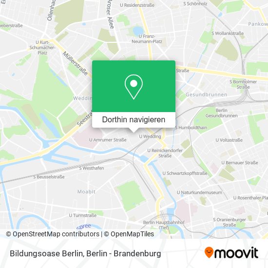 Bildungsoase Berlin Karte