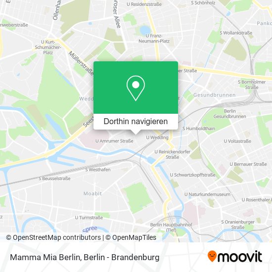 Mamma Mia Berlin Karte