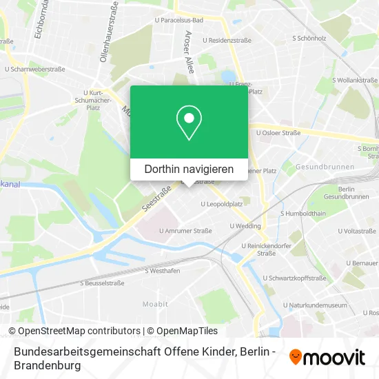 Bundesarbeitsgemeinschaft Offene Kinder Karte