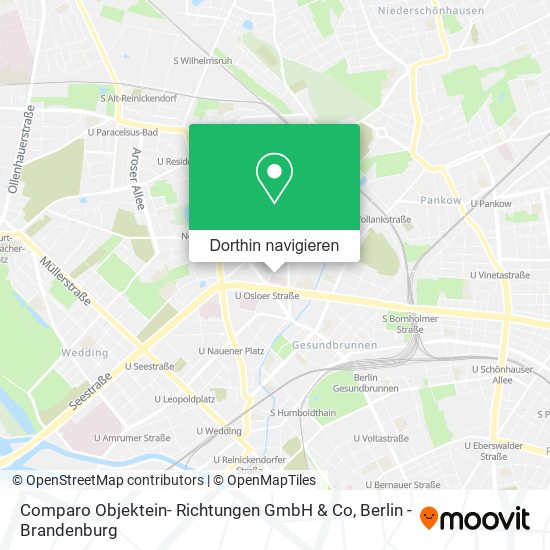 Comparo Objektein- Richtungen GmbH & Co Karte