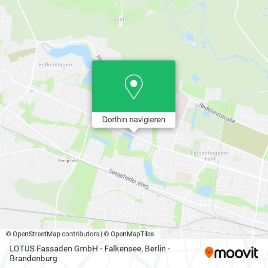 LOTUS Fassaden GmbH - Falkensee Karte