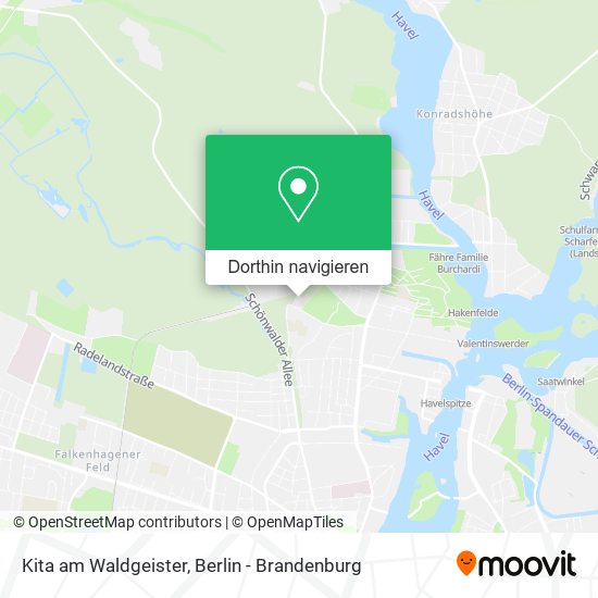 Kita am Waldgeister Karte