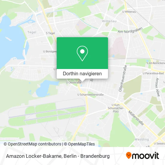 Amazon Locker-Bakarne Karte