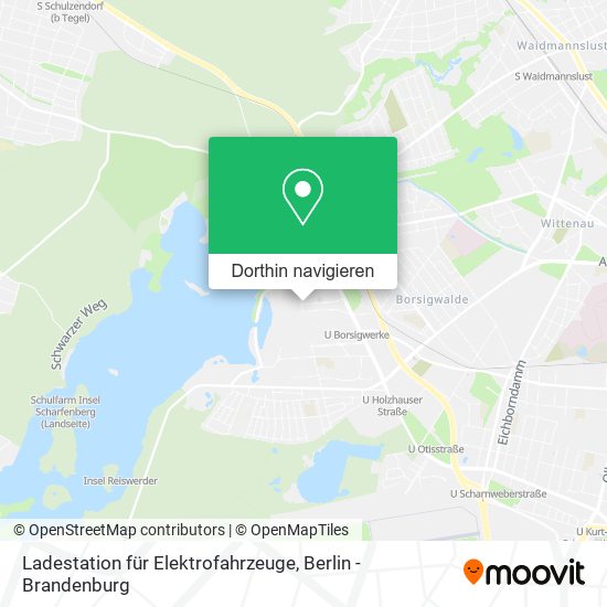 Ladestation für Elektrofahrzeuge Karte