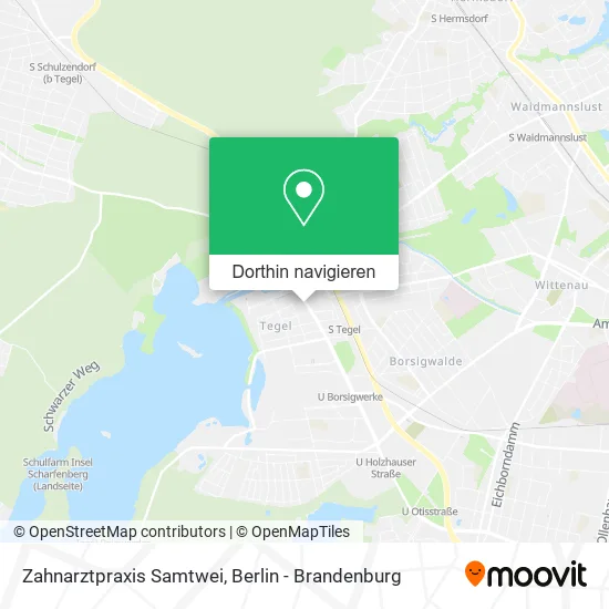 Zahnarztpraxis Samtwei Karte