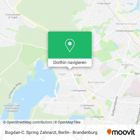 Bogdan-C. Spring Zahnarzt Karte