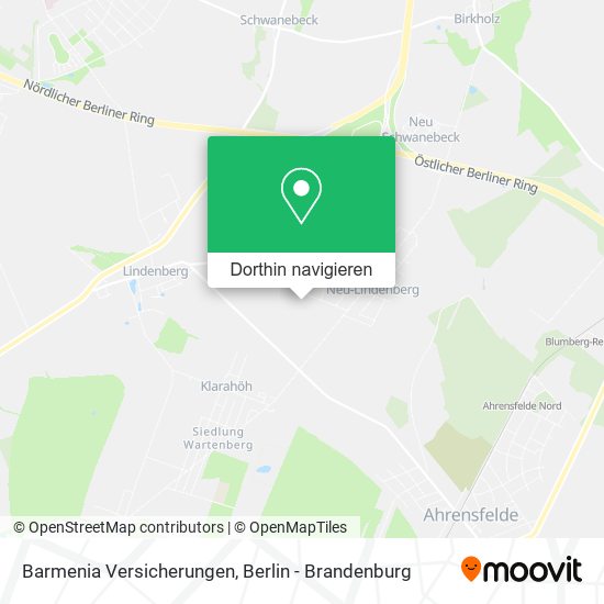 Barmenia Versicherungen Karte