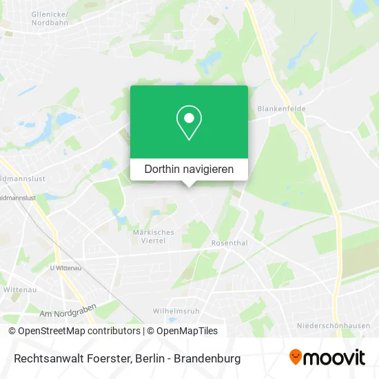 Rechtsanwalt Foerster Karte