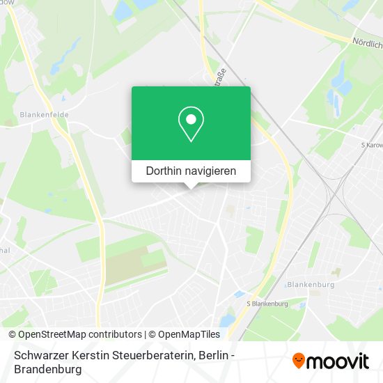 Schwarzer Kerstin Steuerberaterin Karte
