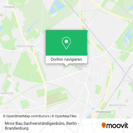 Mros Bau Sachverständigenbüro Karte