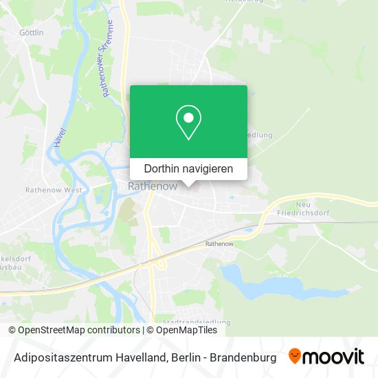 Adipositaszentrum Havelland Karte