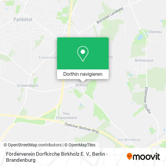 Förderverein Dorfkirche Birkholz E. V. Karte