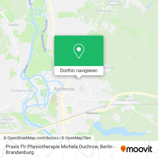 Praxis f?r Physiotherapie Michela Duchrow Karte