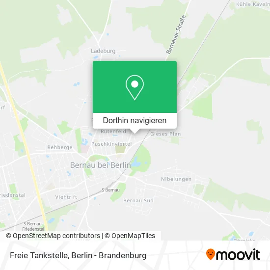 Freie Tankstelle Karte