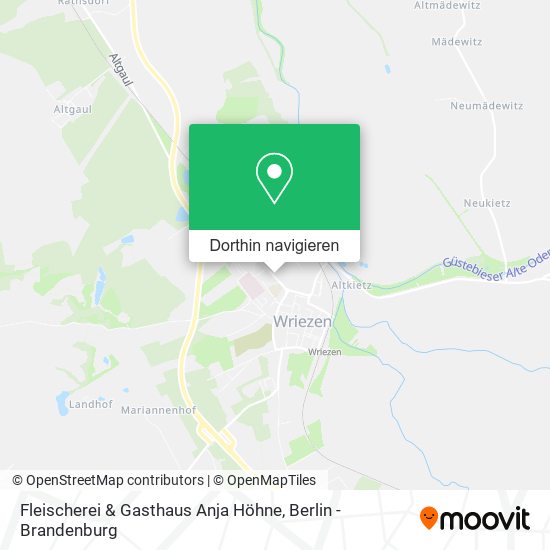 Fleischerei & Gasthaus Anja Höhne Karte