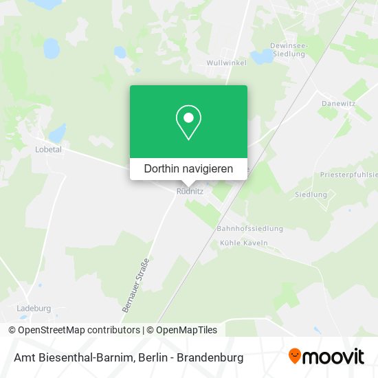 Amt Biesenthal-Barnim Karte