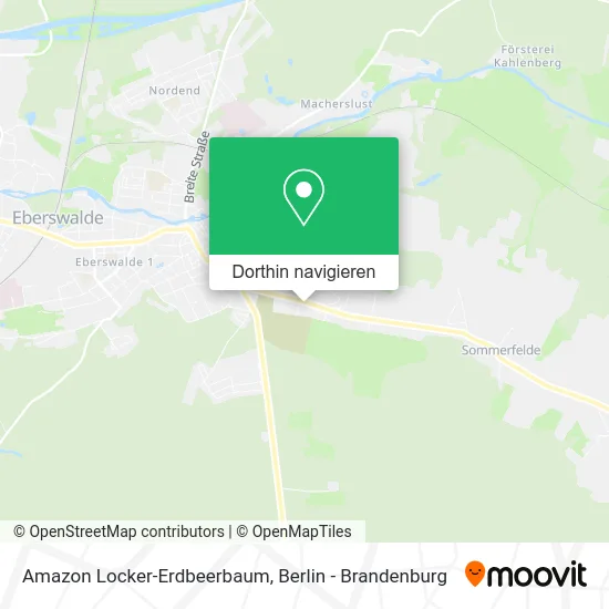 Amazon Locker-Erdbeerbaum Karte