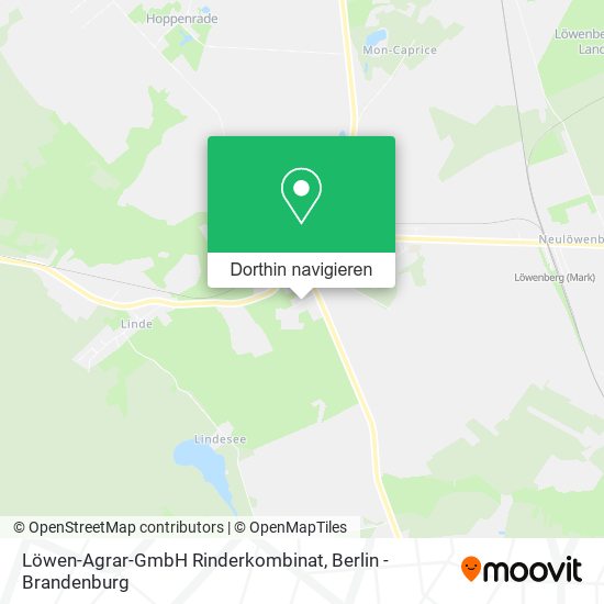 Löwen-Agrar-GmbH Rinderkombinat Karte