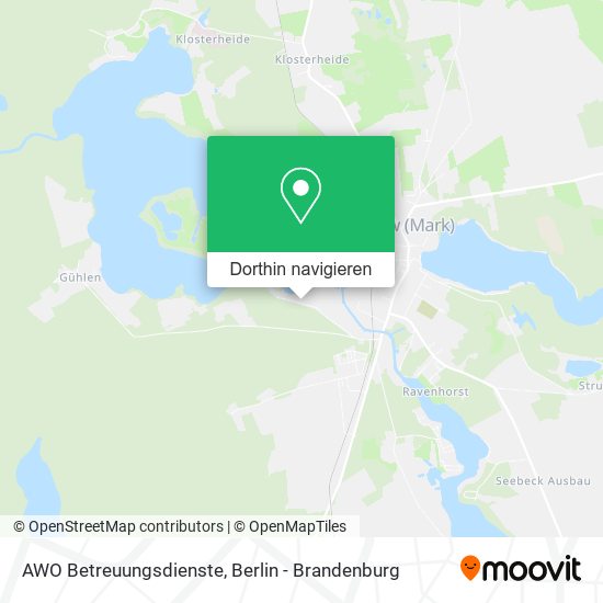 AWO Betreuungsdienste Karte