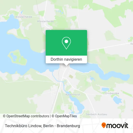 Technikbüro Lindow Karte
