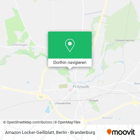 Amazon Locker-Geißblatt Karte