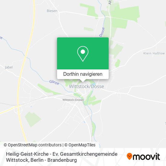Heilig-Geist-Kirche - Ev. Gesamtkirchengemeinde Wittstock Karte