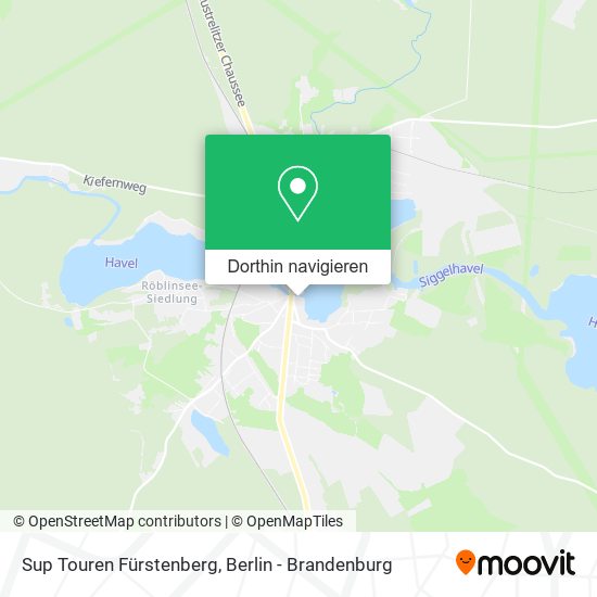 Sup Touren Fürstenberg Karte