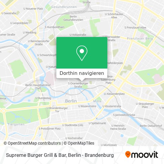 Supreme Burger Grill & Bar Karte