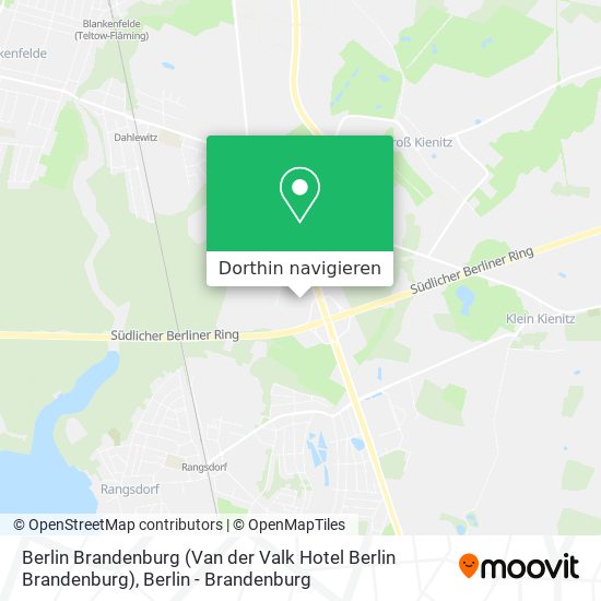 Berlin Brandenburg (Van der Valk Hotel Berlin Brandenburg) Karte