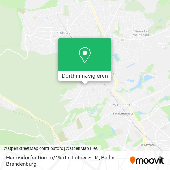 Hermsdorfer Damm / Martin-Luther-STR. Karte