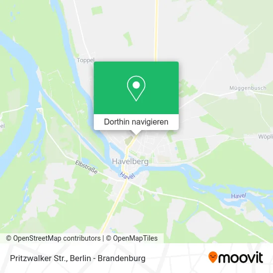 Pritzwalker Str. Karte