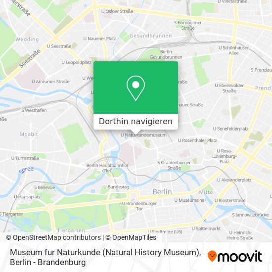 Museum fur Naturkunde (Natural History Museum) Karte