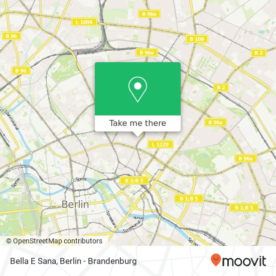 Bella E Sana, Fehrbelliner Straße 4 Karte