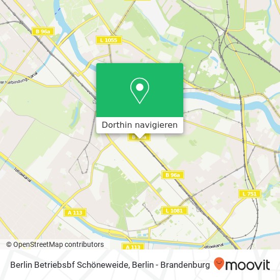 Berlin Betriebsbf Schöneweide Karte