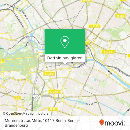 Mohrenstraße, Mitte, 10117 Berlin Karte