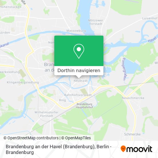 Brandenburg an der Havel Karte