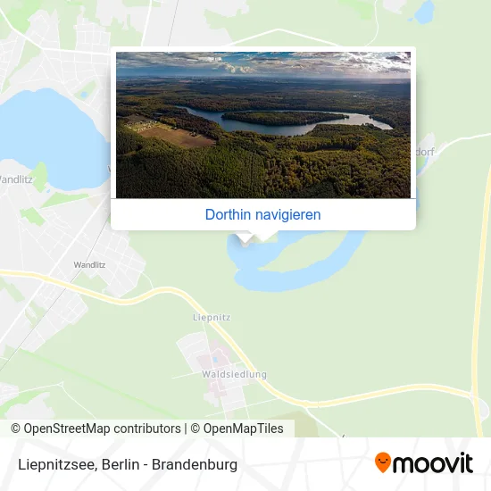 Liepnitzsee Karte