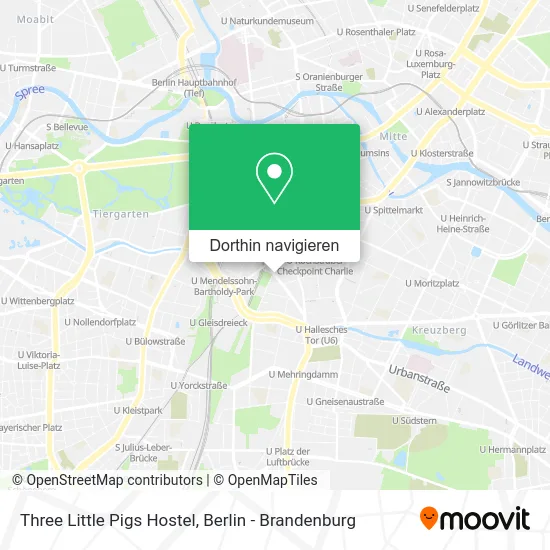 Three Little Pigs Hostel Karte