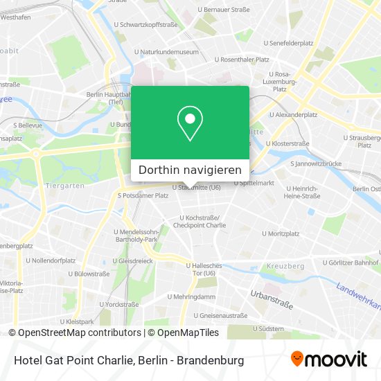 Hotel Gat Point Charlie Karte