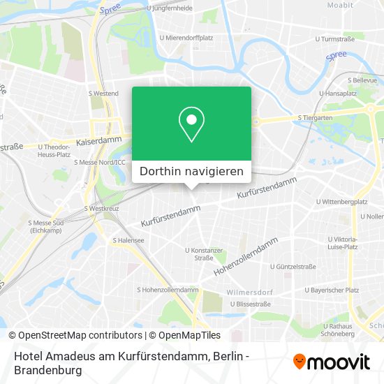Hotel Amadeus am Kurfürstendamm Karte