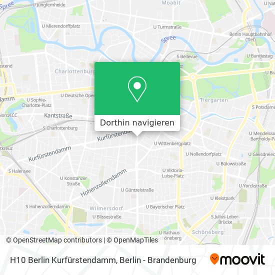 H10 Berlin Kurfürstendamm Karte