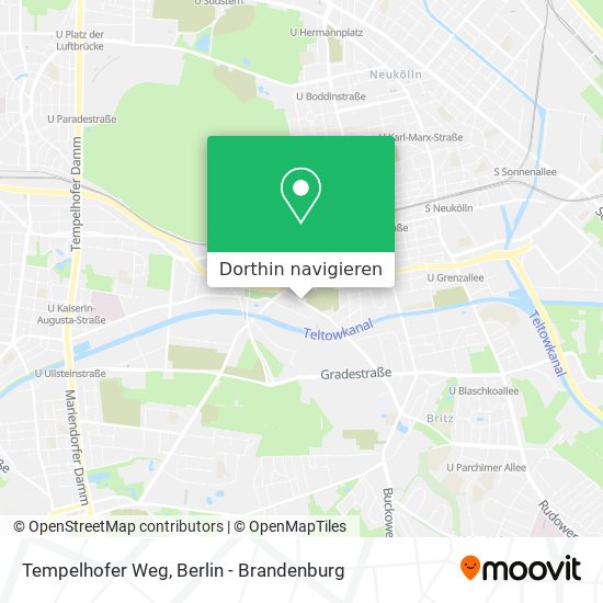 Tempelhofer Weg Karte