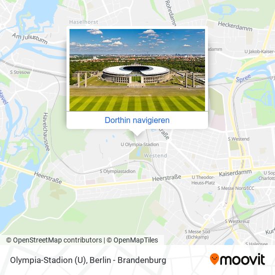 Olympia-Stadion (U) Karte