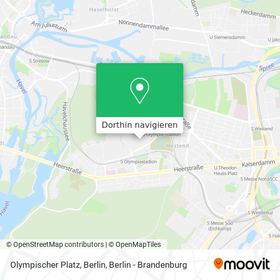 Olympischer Platz, Berlin Karte