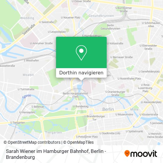 Sarah Wiener im Hamburger Bahnhof Karte